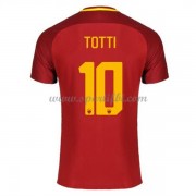Maillot De Foot AS Roma 2017-18 Totti 10 Maillot Domicile..